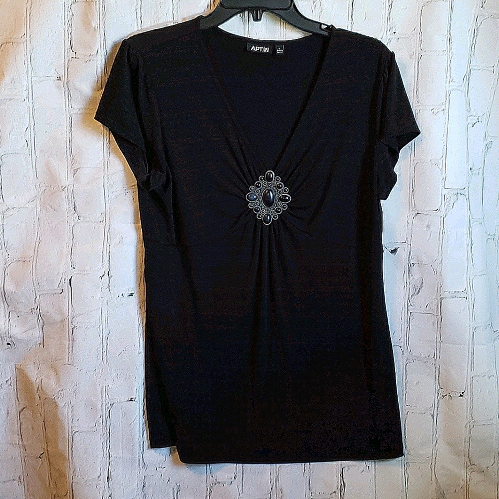 Black Apt 8 Blouse